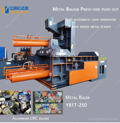 Hydarulic scrap metal baler machine: an industrial tool for efficient treatment of metal waste