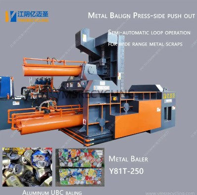 Hydarulic scrap metal baler machine: an industrial tool for efficient recycling