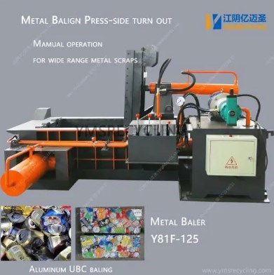 How can a Hydraulic Scrap Metal Baler Machine improve the efficiency of scrap metal recycling?